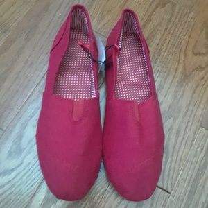 Red Canvas Sneakers
